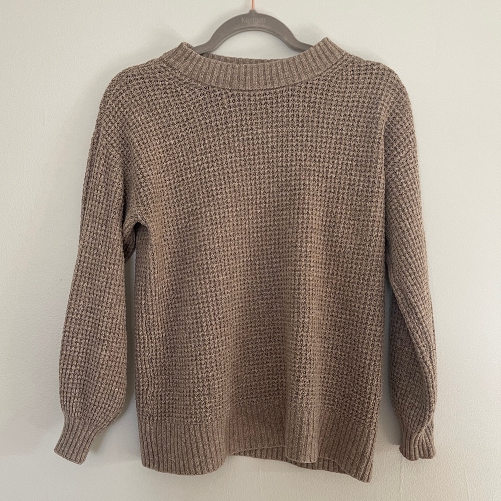 American Eagle | Oversized waffle knit sweater